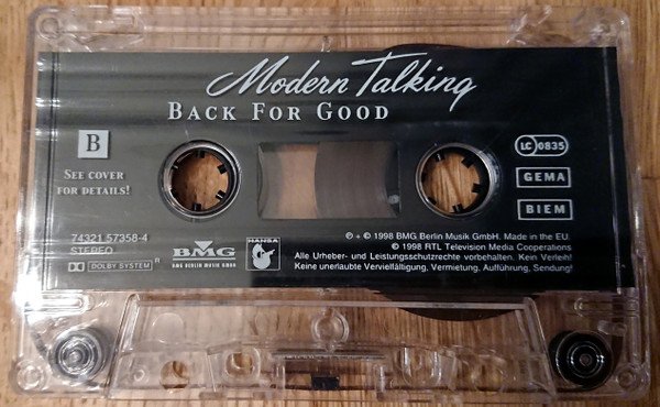 Modern Talking - Back For Good (Kassette)
