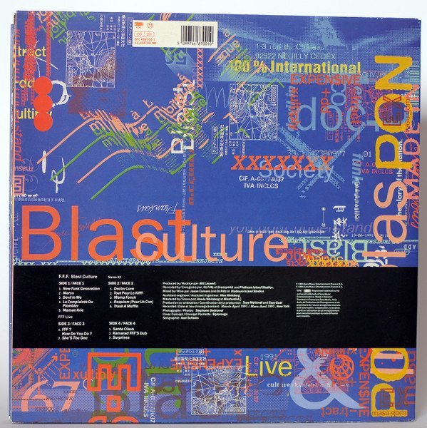 FFF (Fédération Française de Fonck) - Blast Culture (Vinyl)