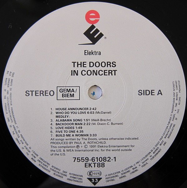 The Doors - In Concert (Vinyl)