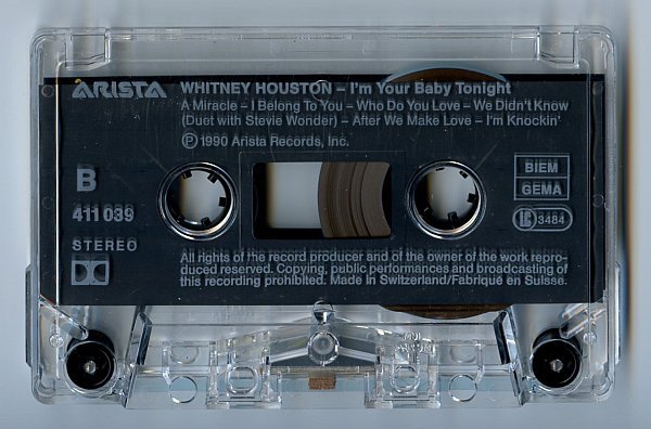 Whitney Houston – I'm Your Baby Tonight (Kassette)