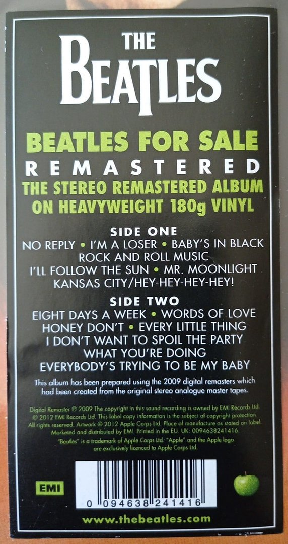 Beatles - Beatles For Sale (Vinyl)