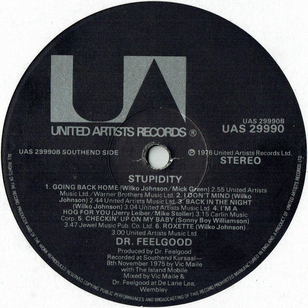 Dr. Feelgood - Stupidity (Vinyl)