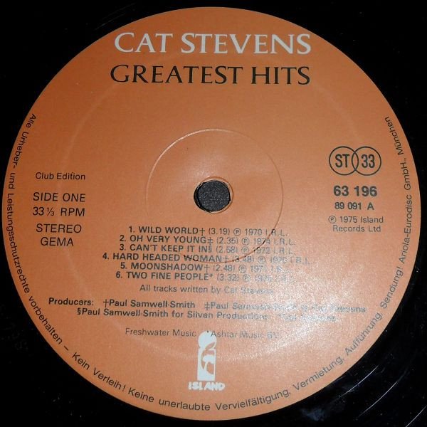 Cat Stevens – Greatest Hits (Vinyl)