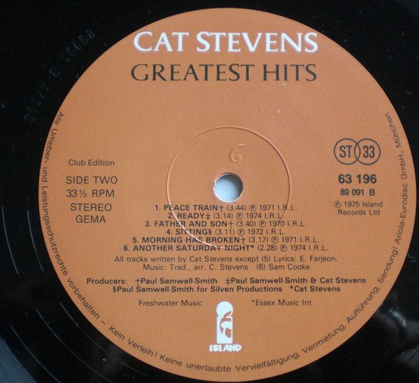 Cat Stevens – Greatest Hits (Vinyl)