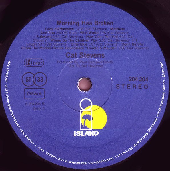 Cat Stevens – Morning Has Broken (Vinyl)