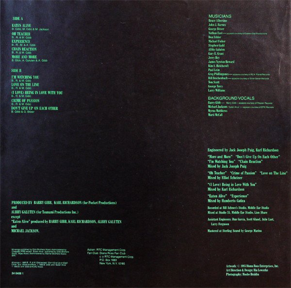 Diana Ross - Eaten Alive (Vinyl)