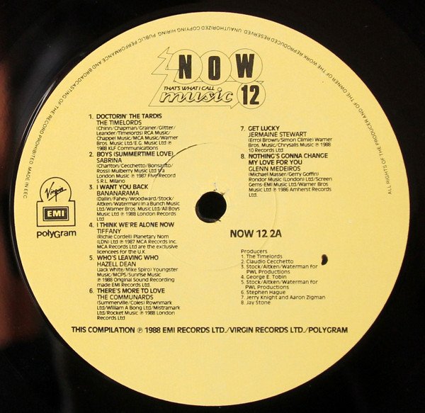 Various Artists - Now That's What I Call Music 12 (Vinyl)