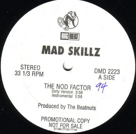 Mad Skillz - The Nod Factor (Vinyl Maxi Single - Promo)