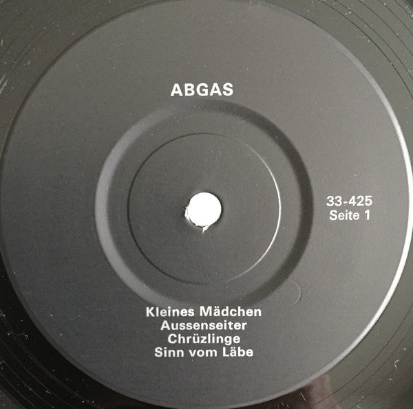 Abgas - Abgas (Vinyl Single)