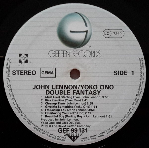 John Lennon & Yoko Ono - Double Fantasy (Vinyl)