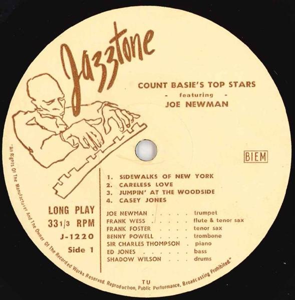 Count Basie’s Top Stars featuring Joe Newman - Count Basie’s Top Stars (Vinyl)
