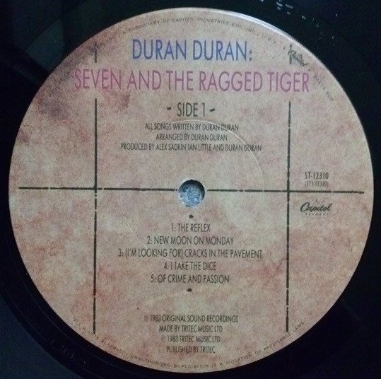 Duran Duran - Seven And The Ragged Tiger (Vinyl)