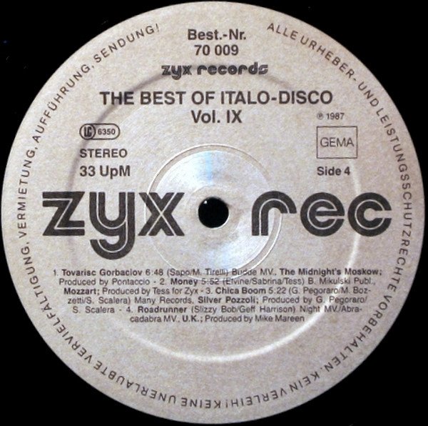Various Artists - The Best Of Italo-Disco Vol. 9 (Vinyl)