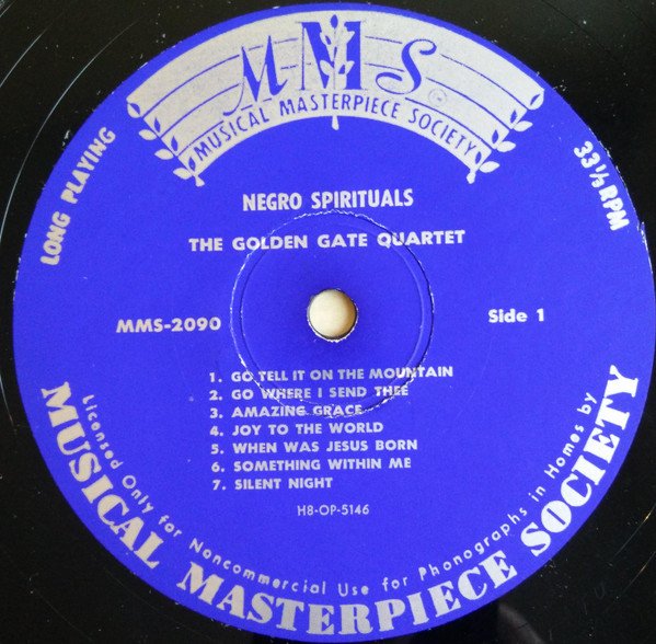 The Golden Gate Quartet - Negro Spirituals (Vinyl)