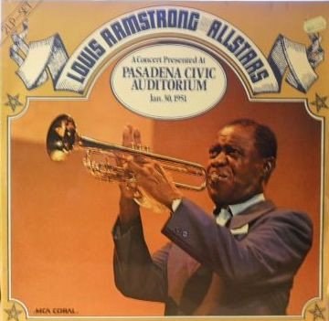 Louis Armstrong And The Allstars - A Concert Presented At Pasadena Civic Auditorium (Vinyl)