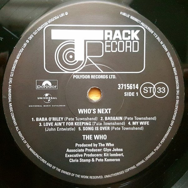 The Who ‎- Who's Next (Vinyl)