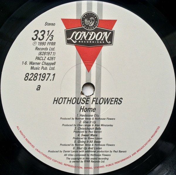 Hothouse Flowers - Home (Vinyl)