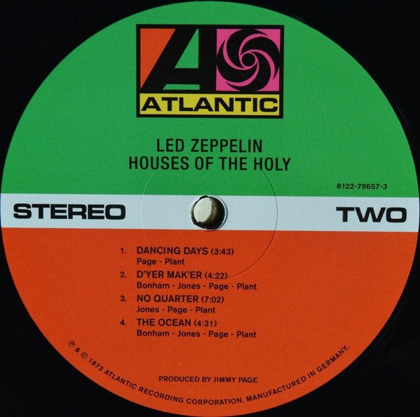 Led Zeppelin - Houses Of The Holy (Vinyl)
