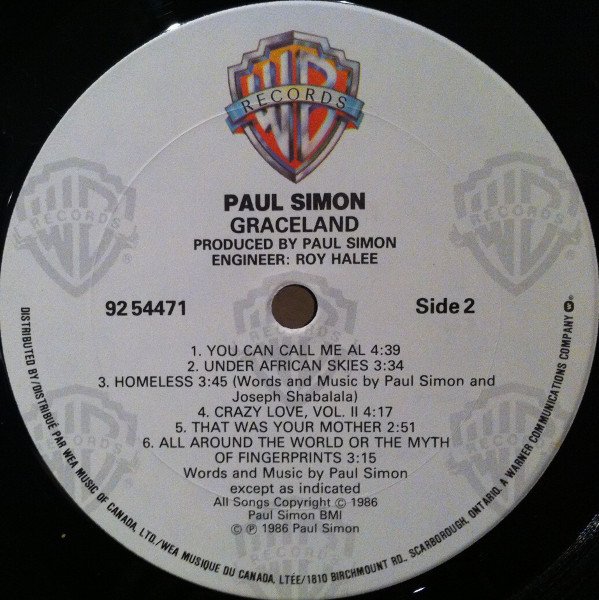 Paul Simon - Graceland (Vinyl)