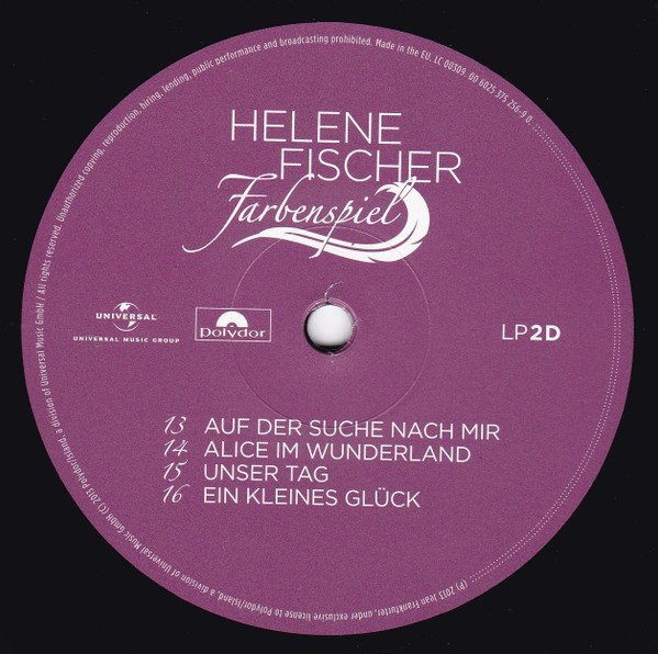 Helene Fischer ‎- Farbenspiel (Vinyl)