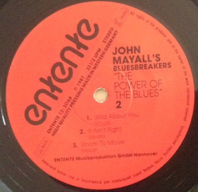 John Mayall's Bluesbreakers - The Power Of The Blues  (Vinyl)