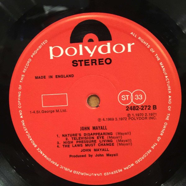 John Mayall - John Mayall (Vinyl)