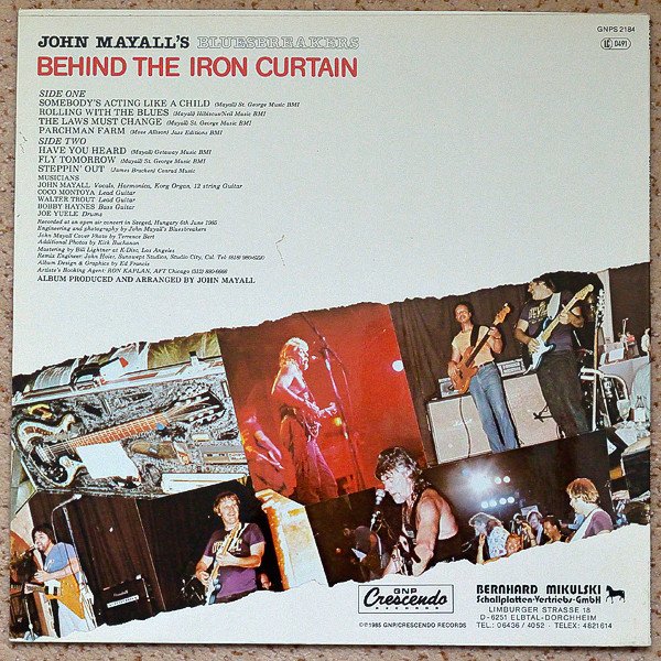 John Mayall - Behind The Iron Curtain (Vinyl)