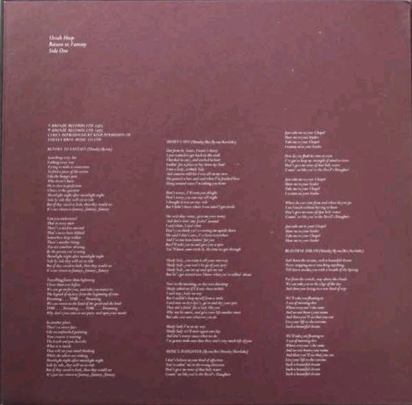 Uriah Heep - Return To Fantasy (Vinyl)