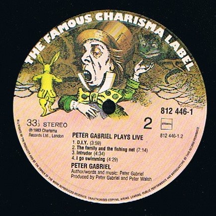 Peter Gabriel - Plays Live (Vinyl)