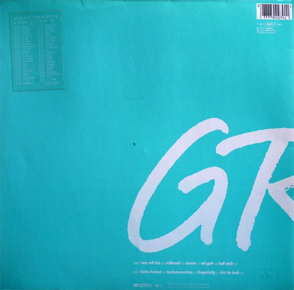 Herbert Grönemeyer - Ö (Vinyl)