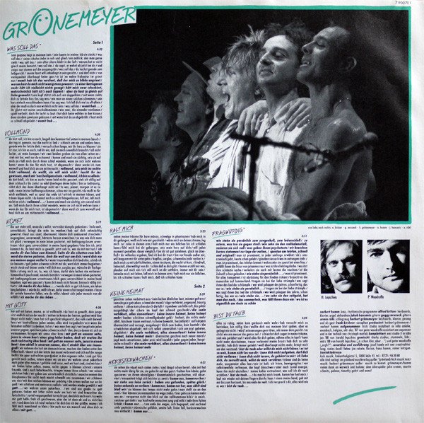 Herbert Grönemeyer - Ö (Vinyl)