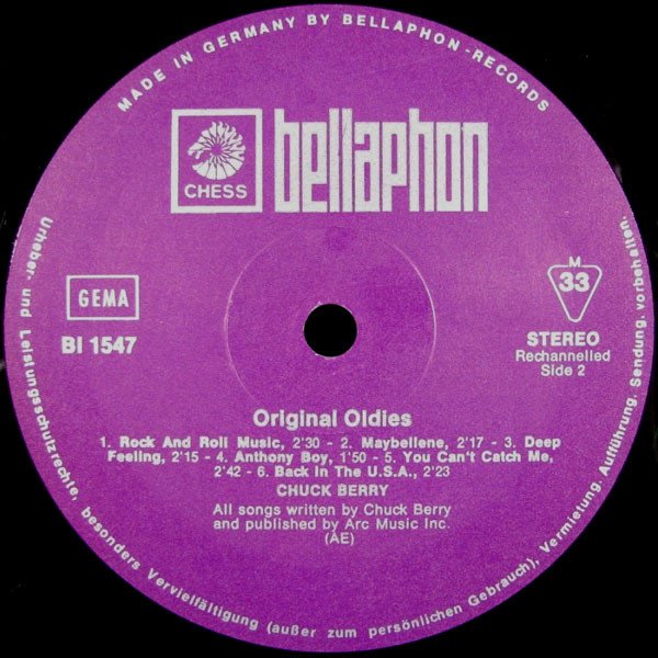 Chuck Berry - Original Oldies (Vinyl)
