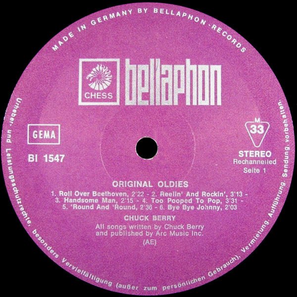 Chuck Berry - Original Oldies (Vinyl)