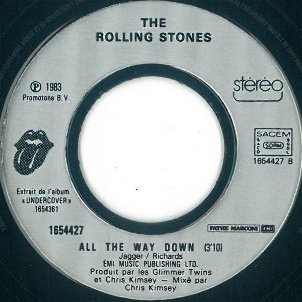 Rolling Stones - Undercover Of The Night (Vinyl Single)