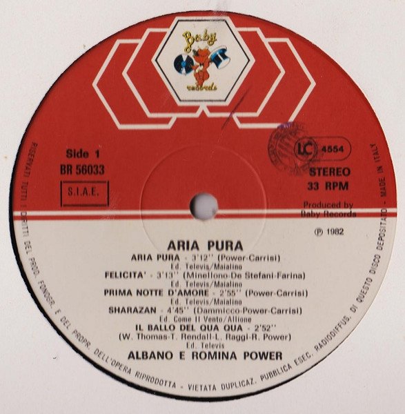 Al Bano & Romina Power - Aria Pura (Vinyl)