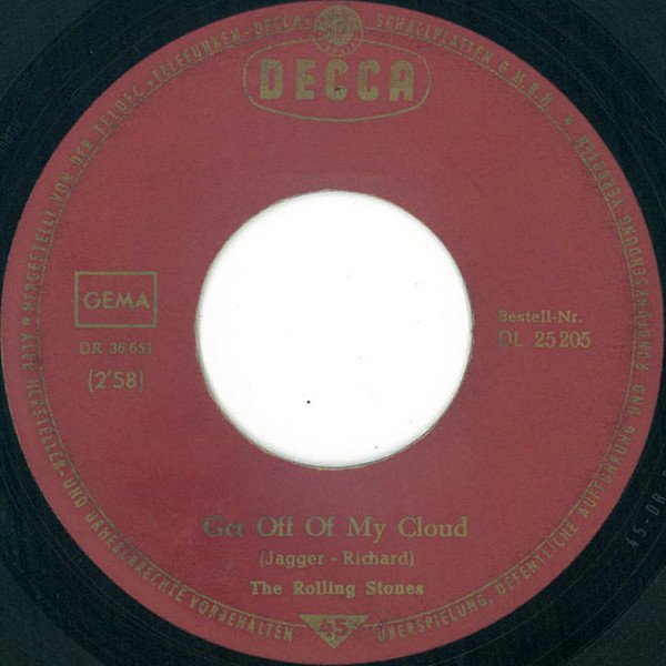 Rolling Stones - Get Off Of My Cloud (Vinyl Single)