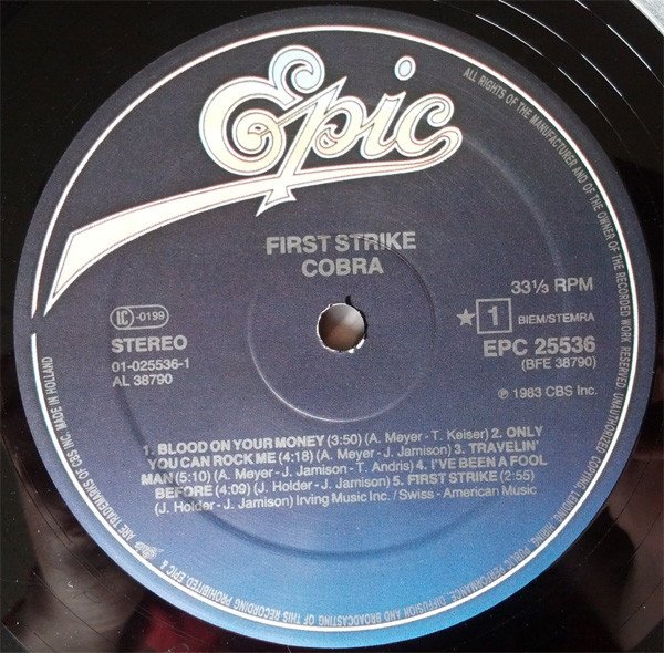 Cobra - First Strike (Vinyl)