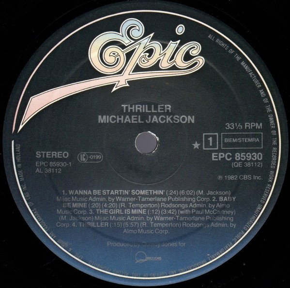 Michael Jackson - Thriller (Vinyl)