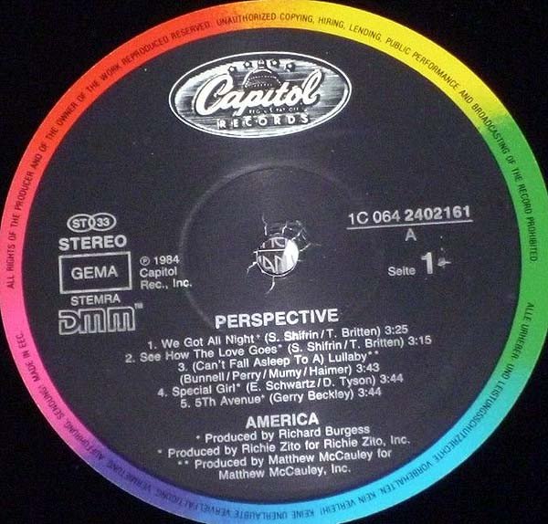 America - Perspective (Vinyl)