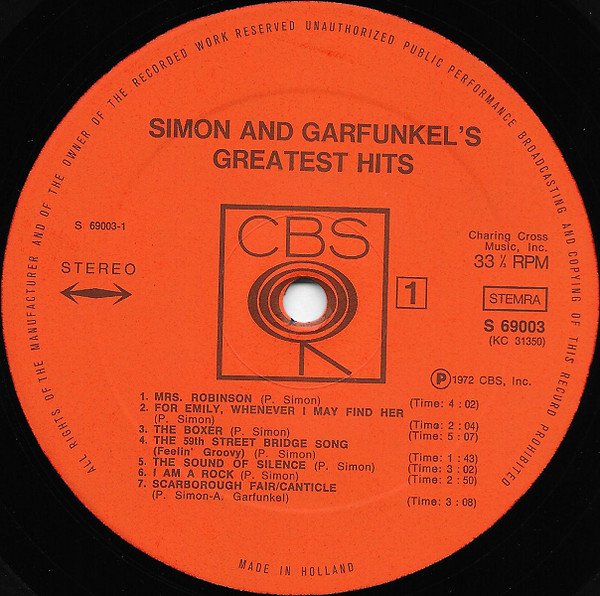 Simon & Garfunkel - Simon And Garfunkel's Greatest Hits (Vinyl)