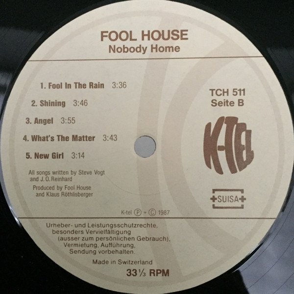 Fool House - Nobody Home (Vinyl)
