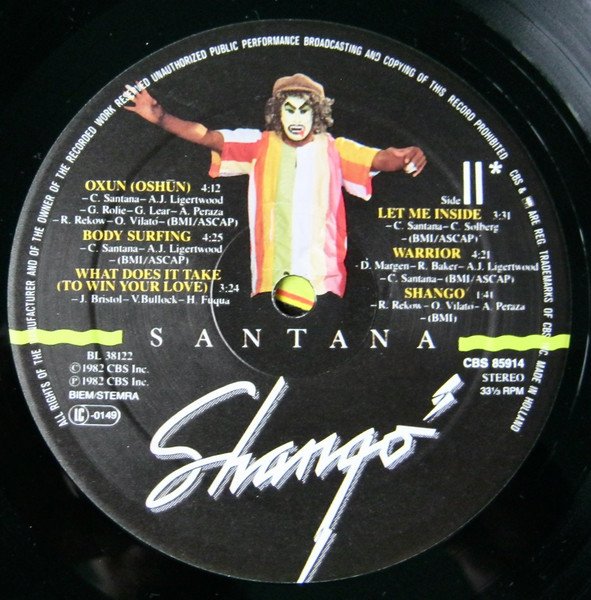 Santana - Shangó (Vinyl)