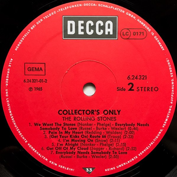 Rolling Stones - Collector's Only (Vinyl)