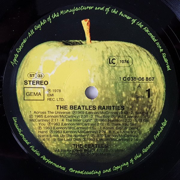 Beatles - Rarities (Vinyl)