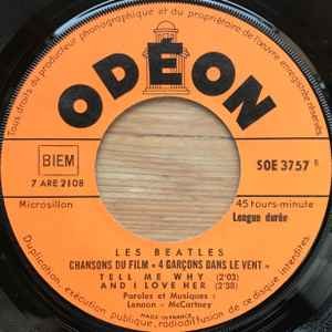 Les Beatles - Chansons Du Film "4 Garçons Dans Le Vent" (Vinyl Single)