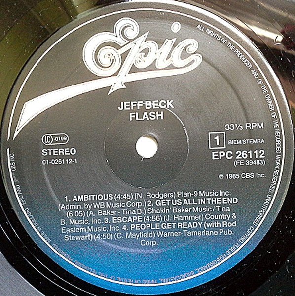 Jeff Beck - Flash (Vinyl)