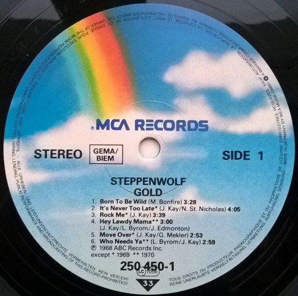 Steppenwolf - Gold (Their Great Hits) (Vinyl)