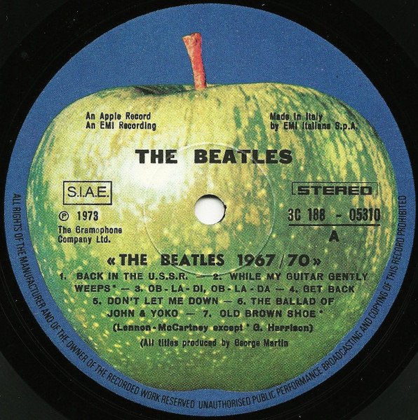 Beatles - 1967-1970 (Blue Album) (Vinyl)