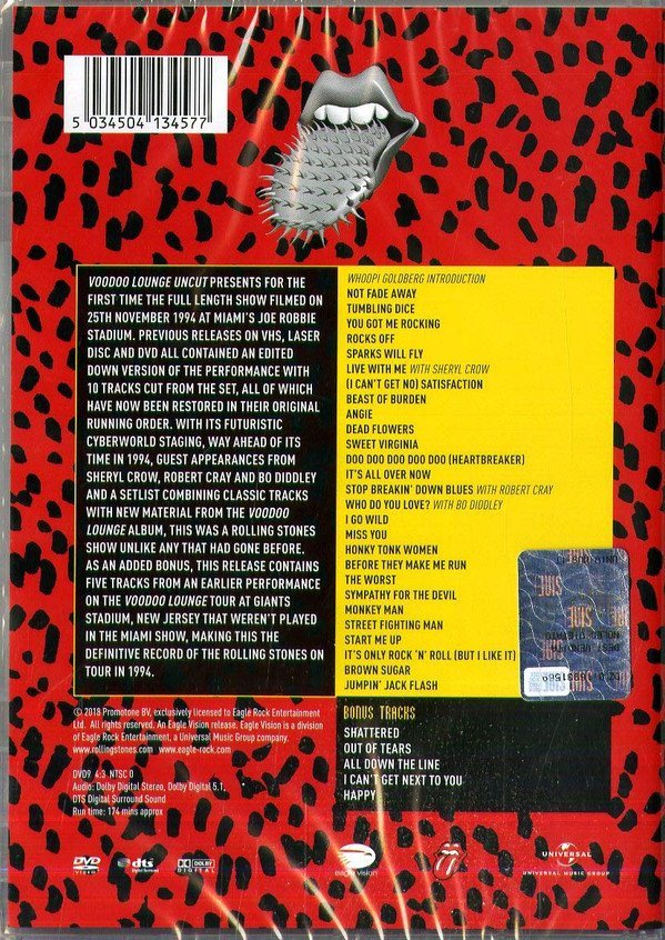 Rolling Stones - Voodoo Lounge Uncut (DVD)