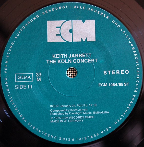 Keith Jarrett - The Köln Concert (Vinyl)